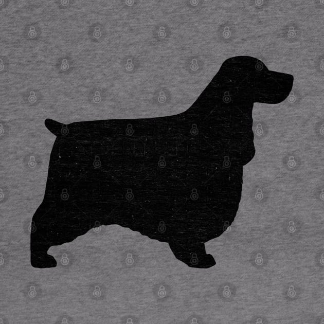 English Cocker Spaniel Silhouette by Coffee Squirrel